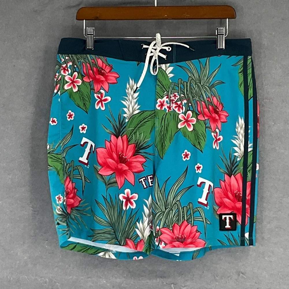 Hurley Phantom Board Shorts Men's 32 Floral‎ Print Texas Longhorns Swim Trunks